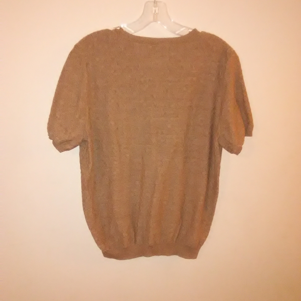 🎅Alfred dunner Women's  short sleeve top size L - Picture 7 of 8